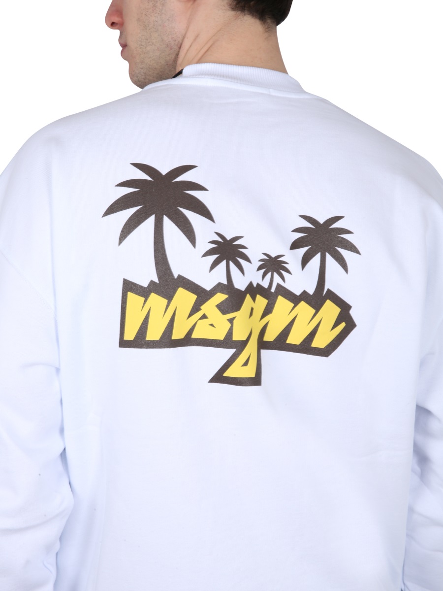 CREWNECK SWEATSHIRT WITH LOGO 3440MM19223700001 (MSGM / スウェット・フーディー ) | MSGM (エムエスジーエム)(3)