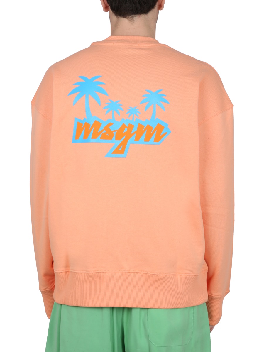 CREWNECK SWEATSHIRT WITH LOGO 3440MM19223700010 (MSGM / スウェット・フーディー ) | MSGM (エムエスジーエム)(2)