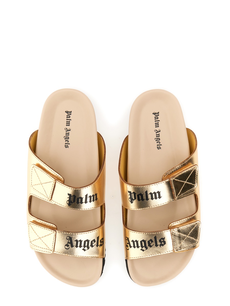 SANDAL WITH LOGO PWIH019S23LEA0017661 (Palm Angels / サンダル ) | Palm Angels (パームエンジェルス)(1)