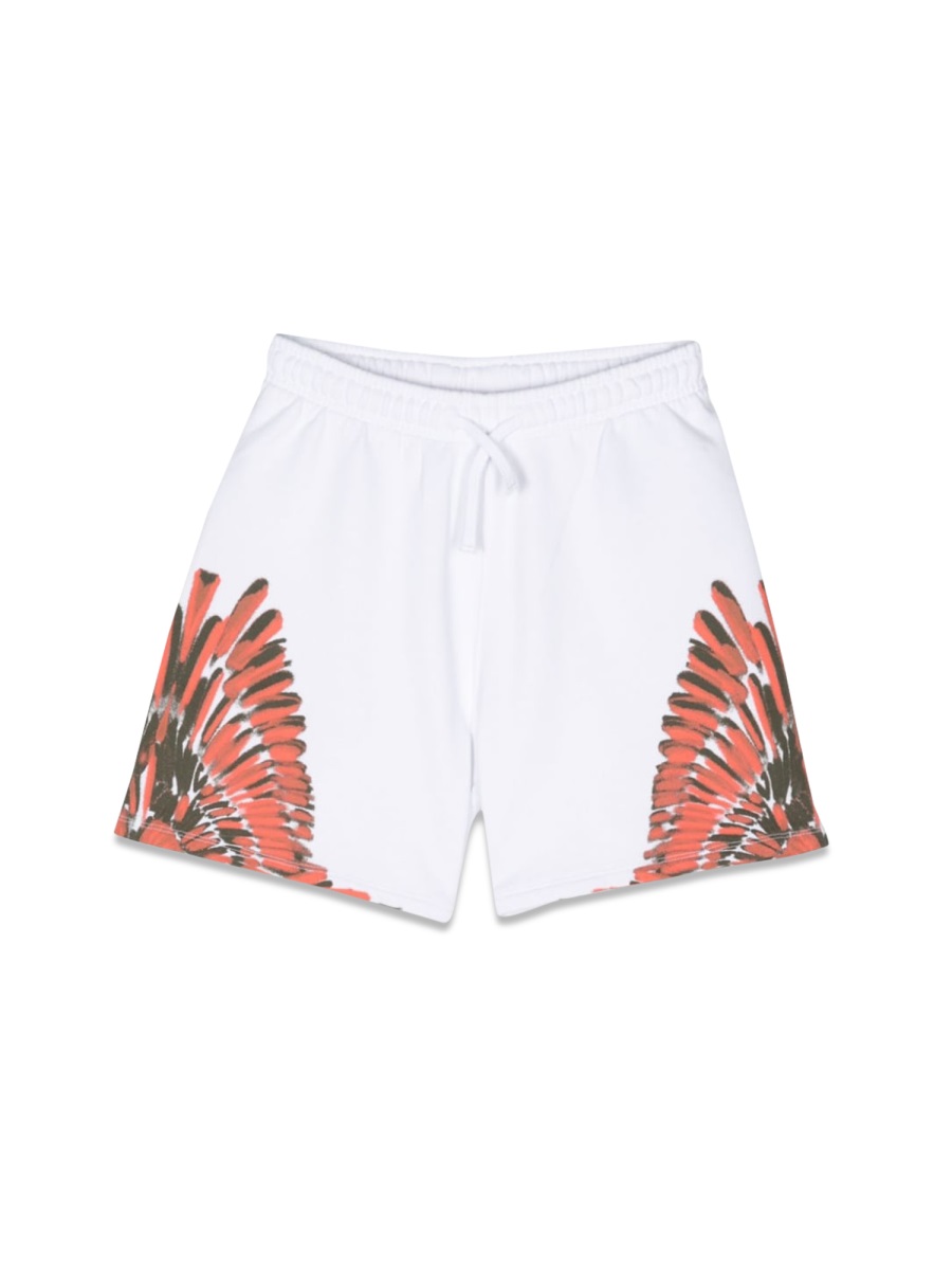 wings sweatshorts CBCI004KS23FLE0010120 (MARCELO BURLON / ショートパンツ ) | MARCELO BURLON (マルセロ・ブロン)