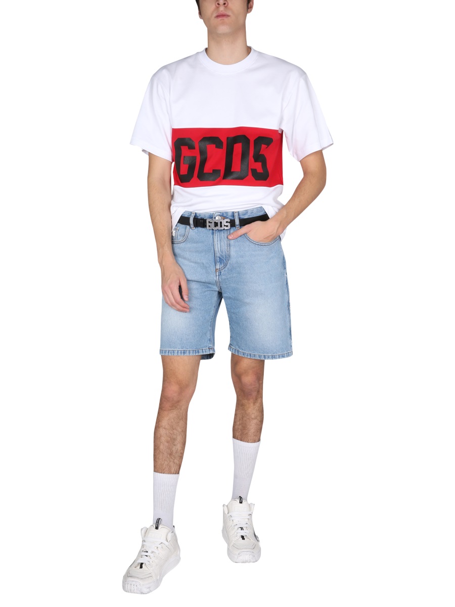 BERMUDA WITH LOGO CC94M03140455 (GCDS / ショートパンツ ) | GCDS (ジーシーディーエス)(1)
