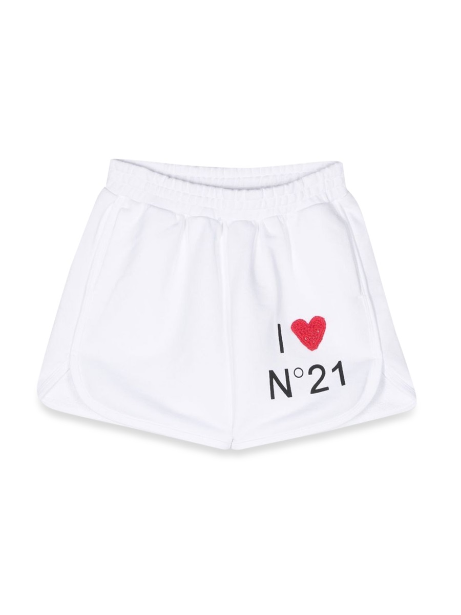shorts i love n21 N21611KN01540N100 (N°21 / ショートパンツ ) | N°21 (ヌメロ ヴェントゥーノ)