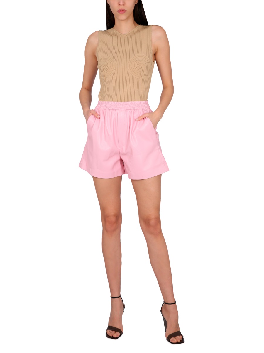 RIBBED TOPS NW23RSTP00673SAND (Nanushka / Tシャツ・カットソー ) | Nanushka (ナヌーシュカ)(1)