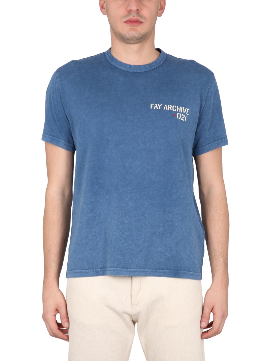 CREWNECK T-SHIRT MPMB346105TVDBU211 (Fay / Tシャツ・カットソー ) | Fay (フェイ)