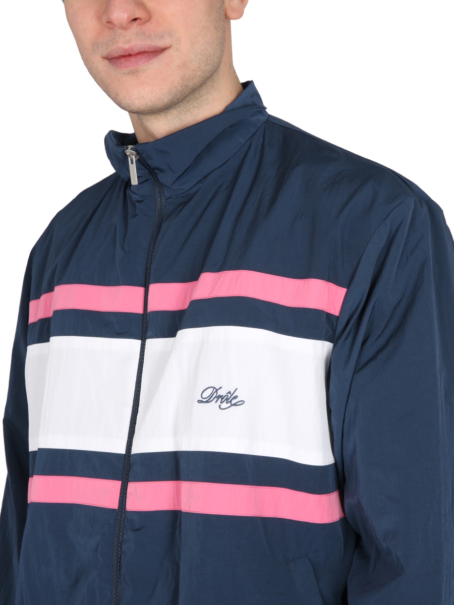 JACKET WITH LOGO EMBROIDERY JT133PA002NAVY (Drôle De Monsieur / カジュアルジャケット ) | Drôle De Monsieur (ドロールドムッシュ)(3)