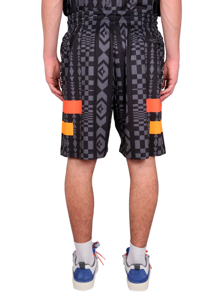 MARCELO BURLON X KAPPA BERMUDA SHORTS CMVH004S23FAB0011007 (MARCELO BURLON / ショートパンツ ) | MARCELO BURLON (マルセロ・ブロン)(3)