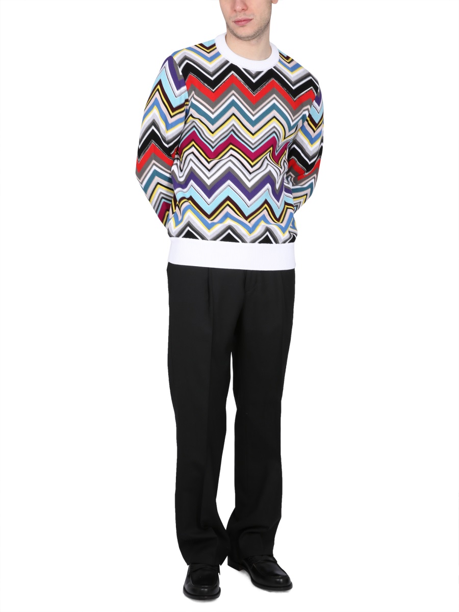 WOOL CREW NECK SWEATER US23SN0NBC002XSM8MK (MISSONI / ニット・セーター・カーディガン ) | MISSONI (ミッソー二)(1)
