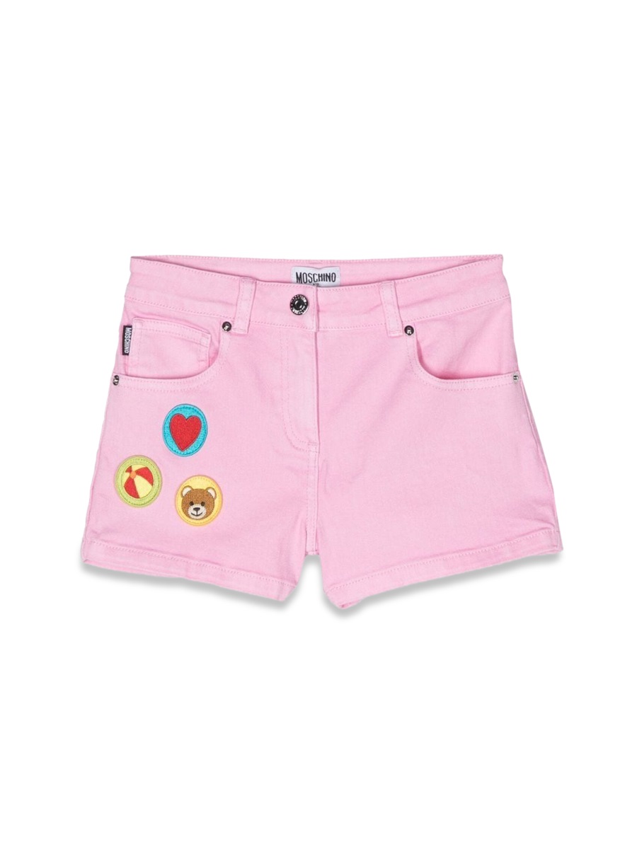 toy pop patch shorts HCQ005KLTC0451473 (MOSCHINO / ショートパンツ ) | MOSCHINO (モスキーノ)
