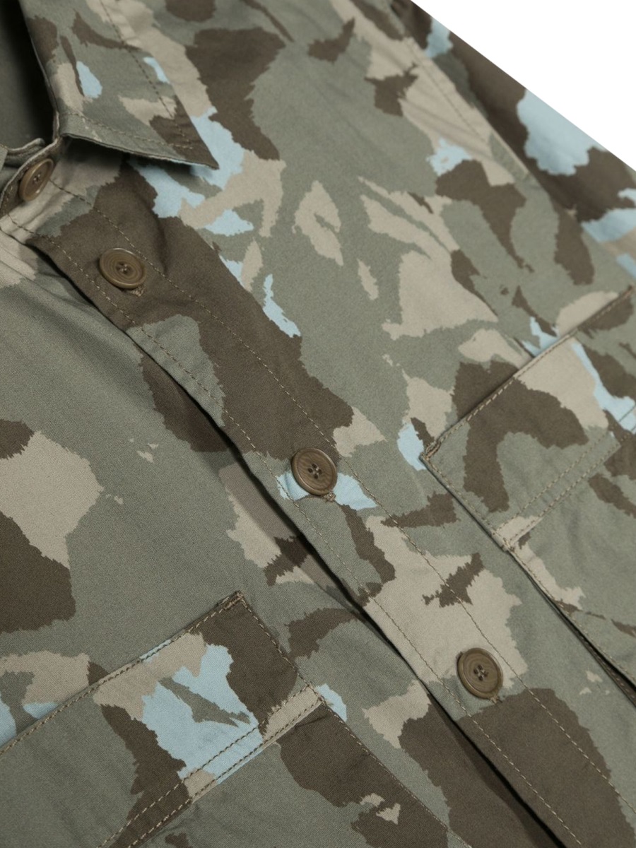 camou shirt jacket S23003GCC4100K548 (ASPESI / カジュアルジャケット ) | ASPESI (アスペジ)(2)