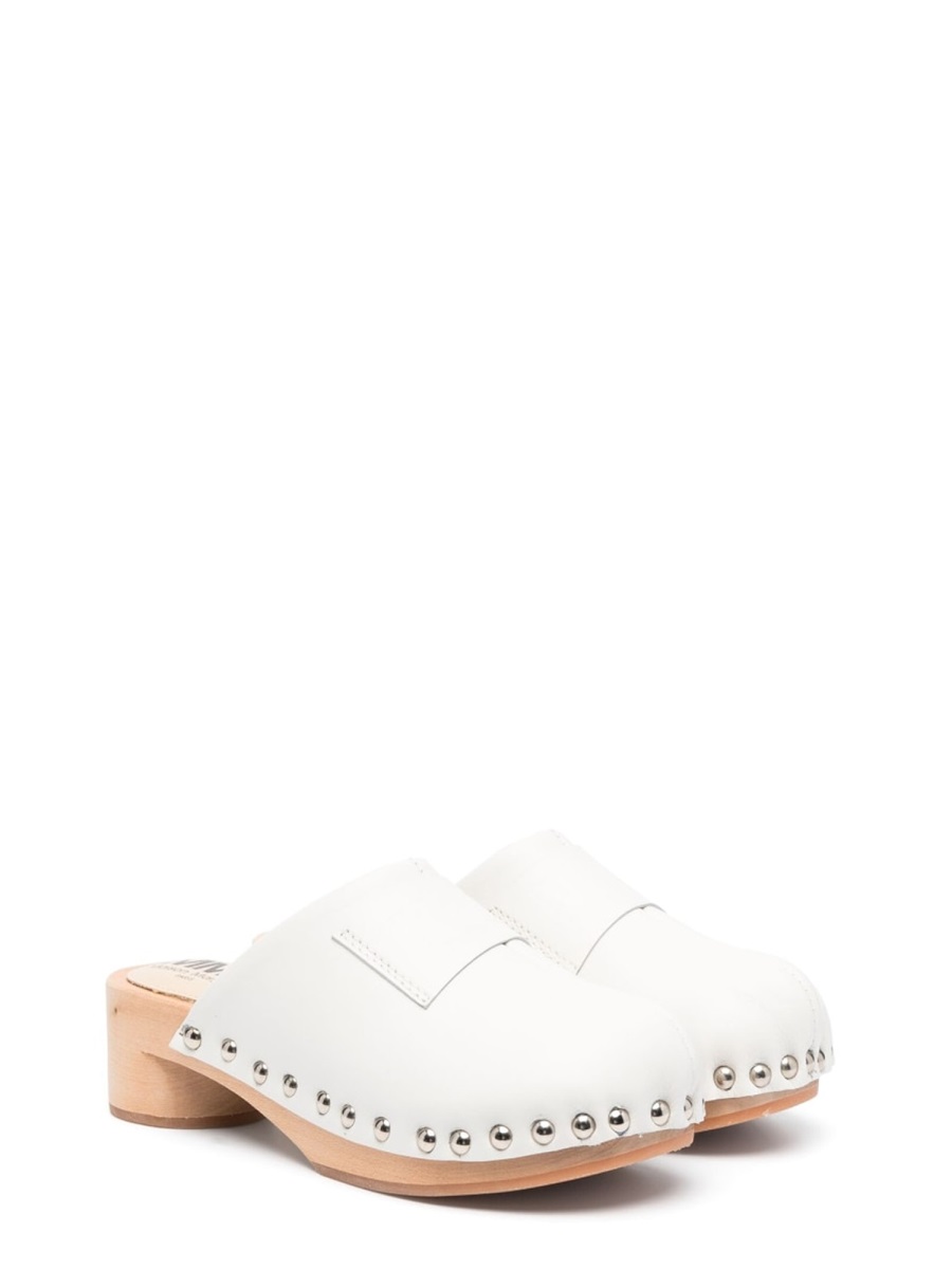 wooden closed toe clogs 73418K1OFFWHITE (MM6 Maison Margiela / サンダル ) | MM6 Maison Margiela (エムエムシックス)