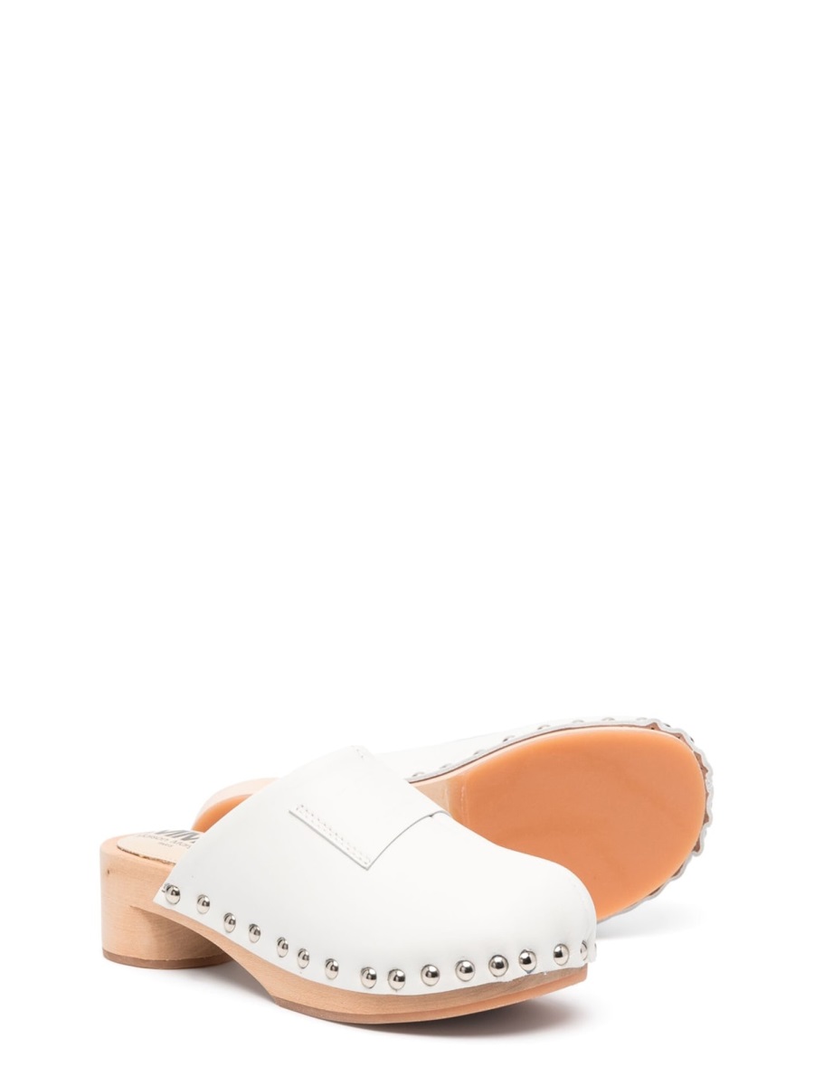 wooden closed toe clogs 73418K1OFFWHITE (MM6 Maison Margiela / サンダル ) | MM6 Maison Margiela (エムエムシックス)(2)