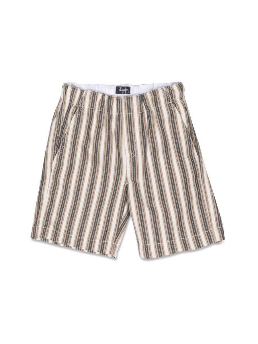 striped bermuda shorts P23PB172C1074K134 (il gufo / ショートパンツ ) | il gufo (イルグッフォ)