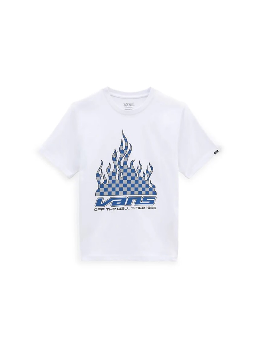 reflective checkerboard flame t-shirt VN0007ZNKWHT1 (VANS / Tシャツ・カットソー ) | VANS (ヴァンズ)