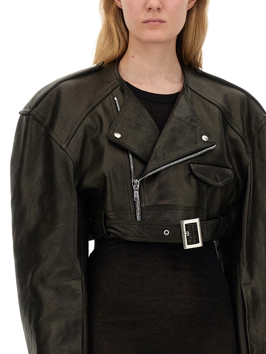 BIKER JACKET RP02D3705LNV09 (Rick Owens / レザー&ファージャケット・コート ) | Rick Owens (リック オウエンス)(3)