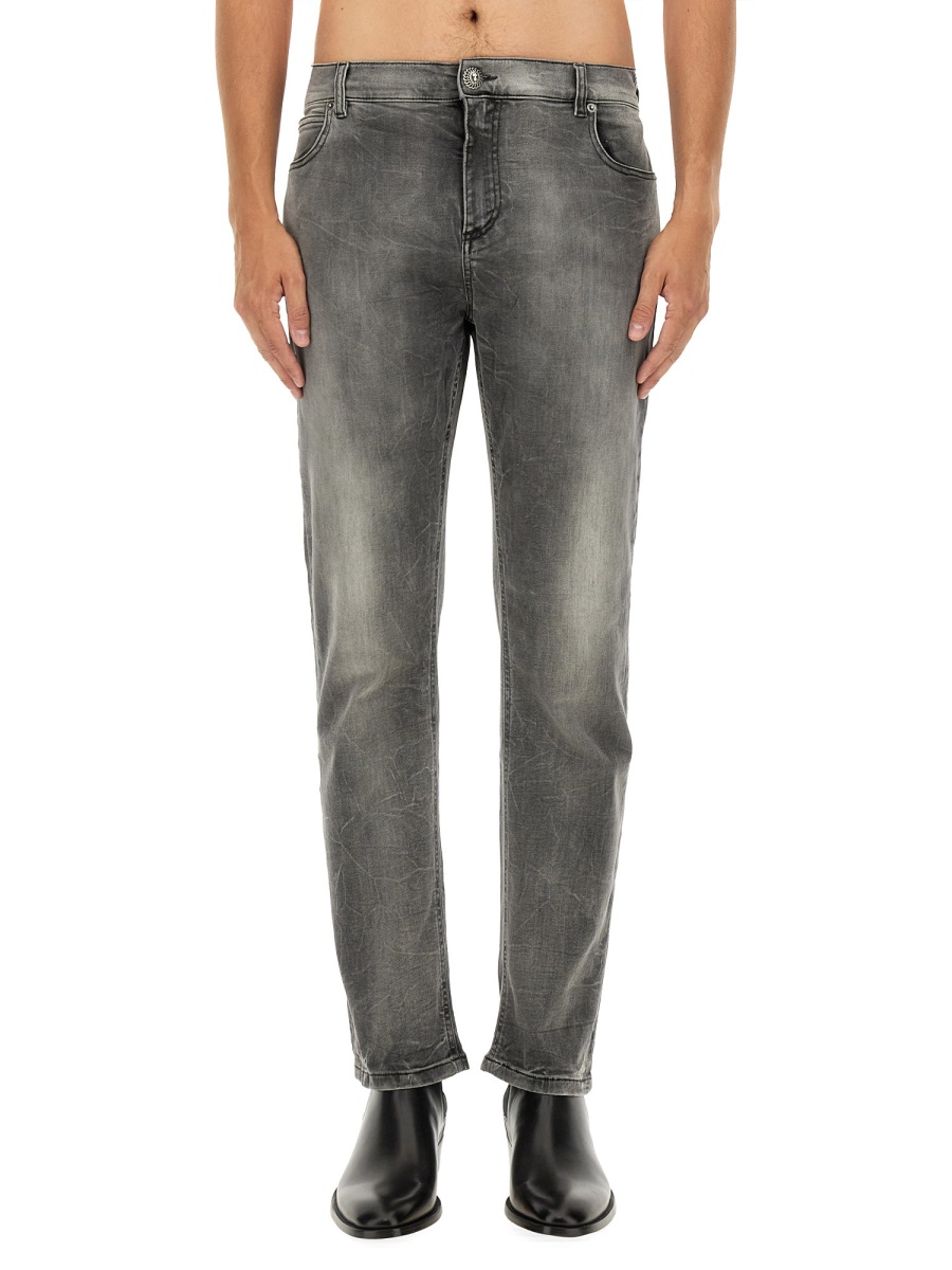 REGULAR FIT JEANS DH1MI043DE739FK (Balmain / ジーンズ ) | Balmain (バルマン)
