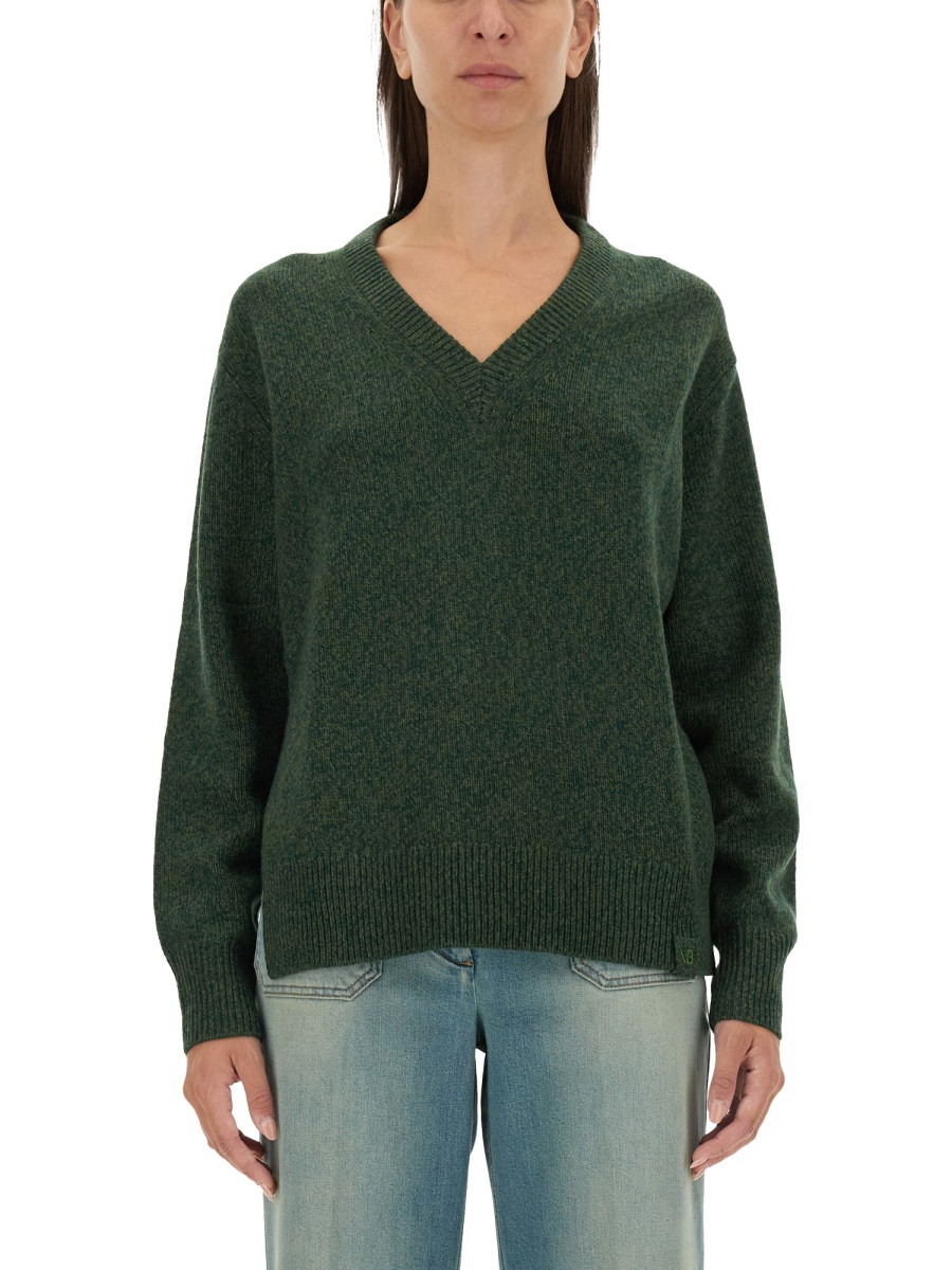 WOOL JERSEY. 1424KJU005929ASPRUCEGREEN (VICTORIA BECKHAM / ニット・セーター・カーディガン ) | VICTORIA BECKHAM (ヴィクトリア ベッカム)