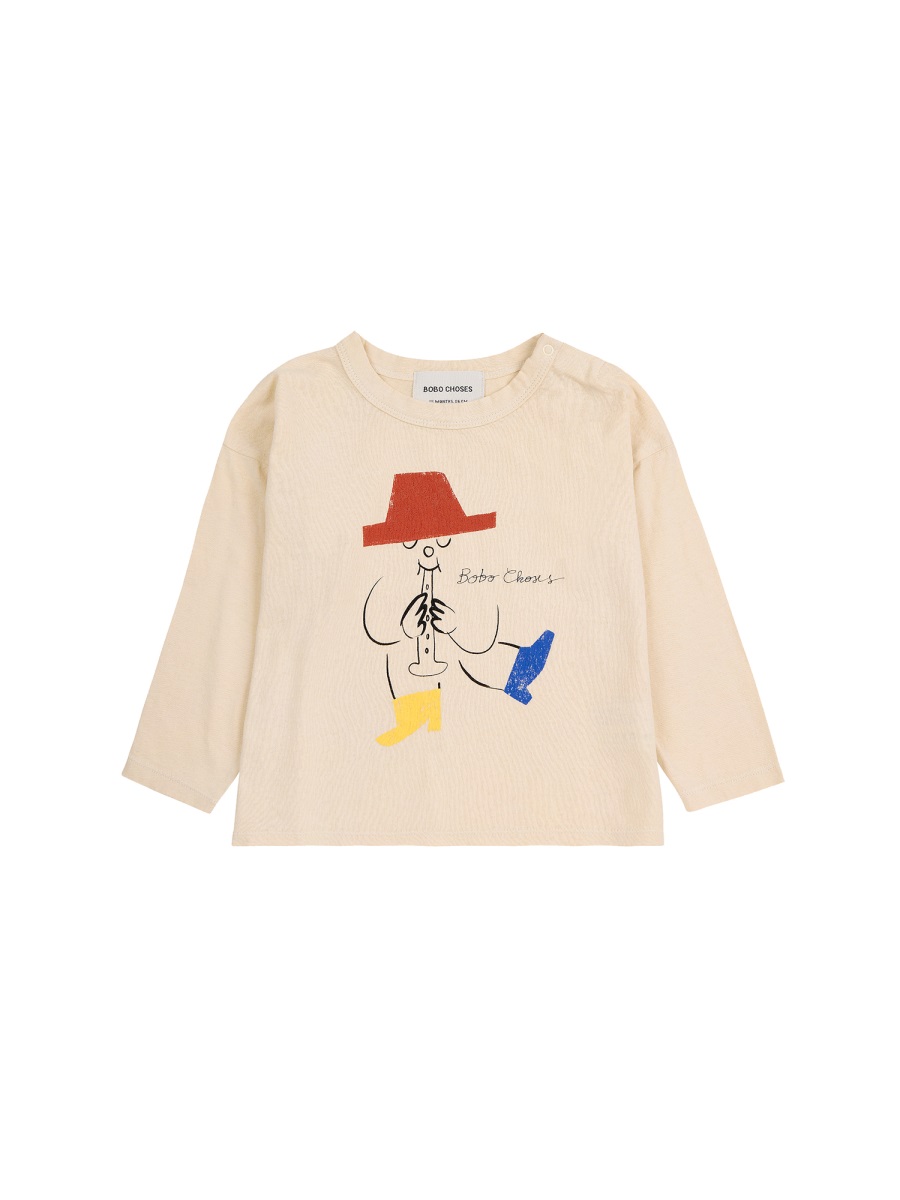 baby magic flute player t-shirt B224AB011B101 (BOBO CHOSES / Tシャツ・カットソー ) | BOBO CHOSES (ボボショーズ)
