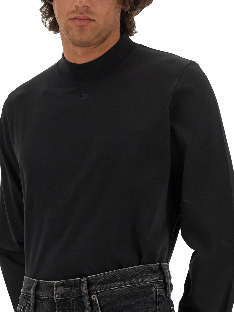 T-SHIRT WITH LOGO 324JTS152JS01079999 (Courrèges / Tシャツ・カットソー ) | Courrèges (クレージュ)(3)