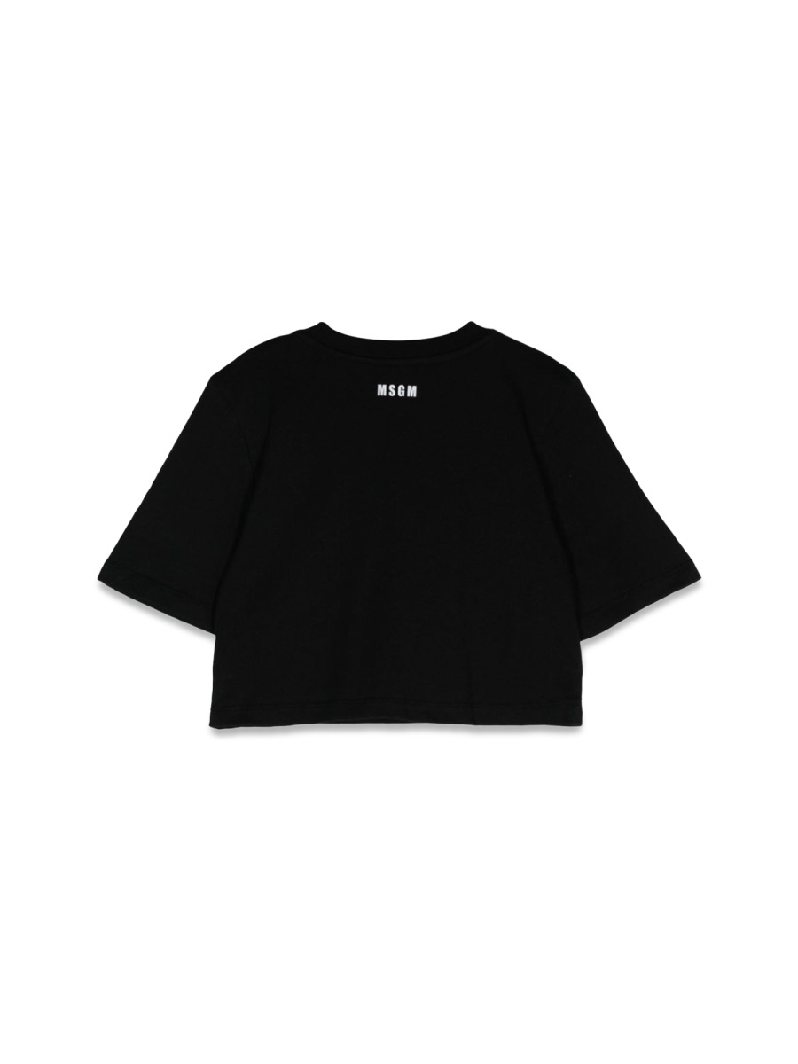 crop girl t-shirt F4MSJGTH116K110 (MSGM / Tシャツ・カットソー ) | MSGM (エムエスジーエム)(1)