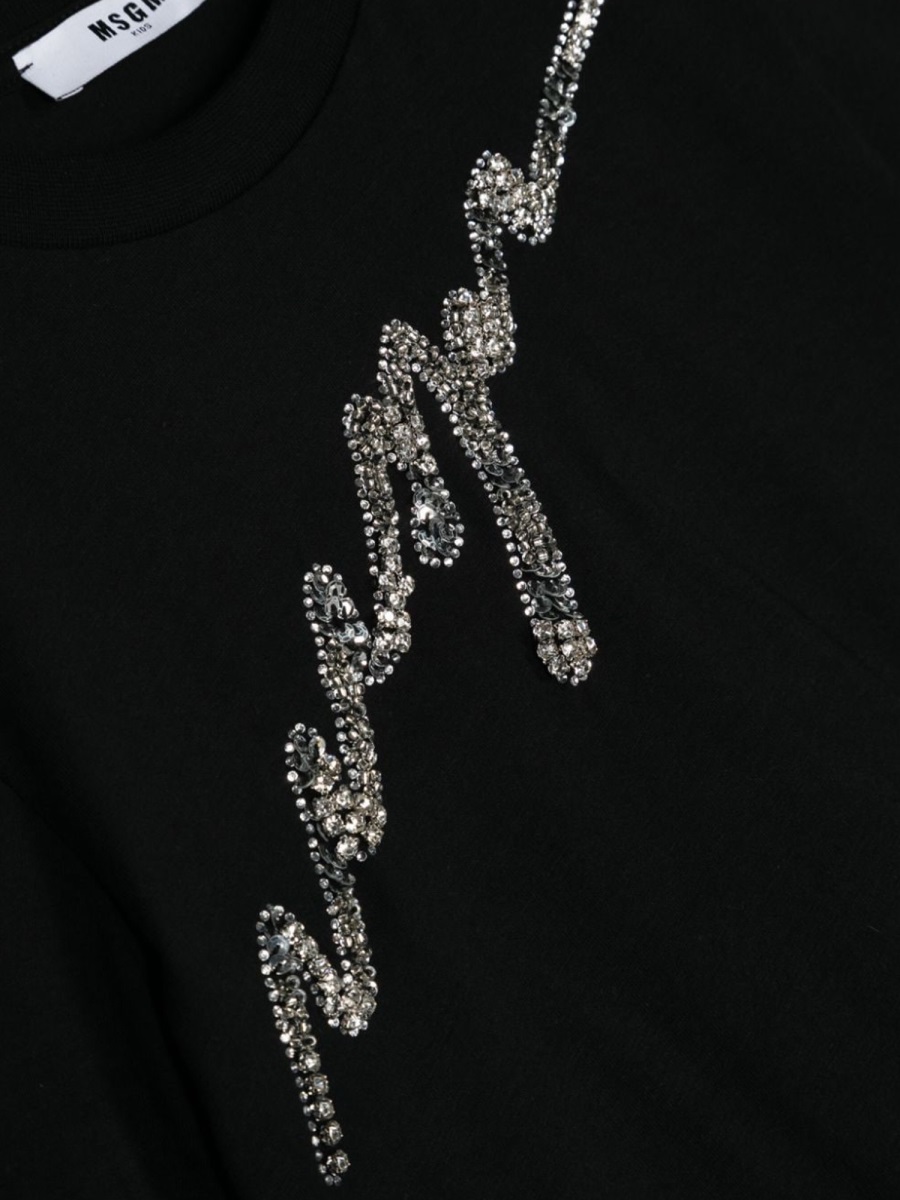 crop girl t-shirt F4MSJGTH116K110 (MSGM / Tシャツ・カットソー ) | MSGM (エムエスジーエム)(2)