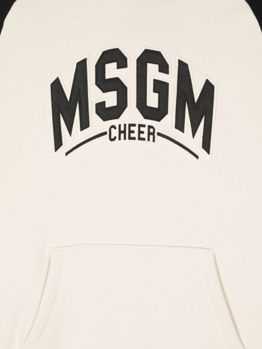 raglan hoodie boy F4MSJBHS225K01305 (MSGM / スウェット・フーディー ) | MSGM (エムエスジーエム)(2)