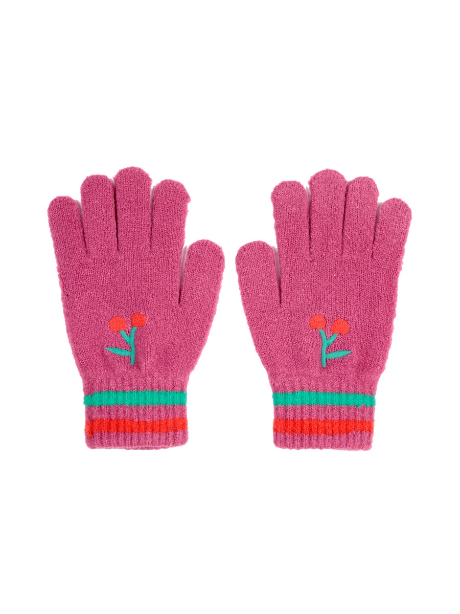 cherry knitted gloves B224AI039K561 (BOBO CHOSES / グローブ ) | BOBO CHOSES (ボボショーズ)