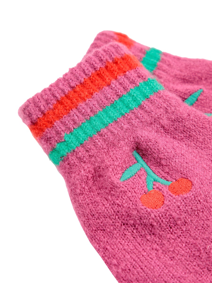 cherry knitted gloves B224AI039K561 (BOBO CHOSES / グローブ ) | BOBO CHOSES (ボボショーズ)(1)