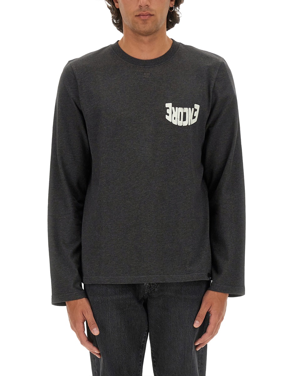 T-SHIRT WITH LOGO 324JTS092JS0159B127 (Courrèges / Tシャツ・カットソー ) | Courrèges (クレージュ)