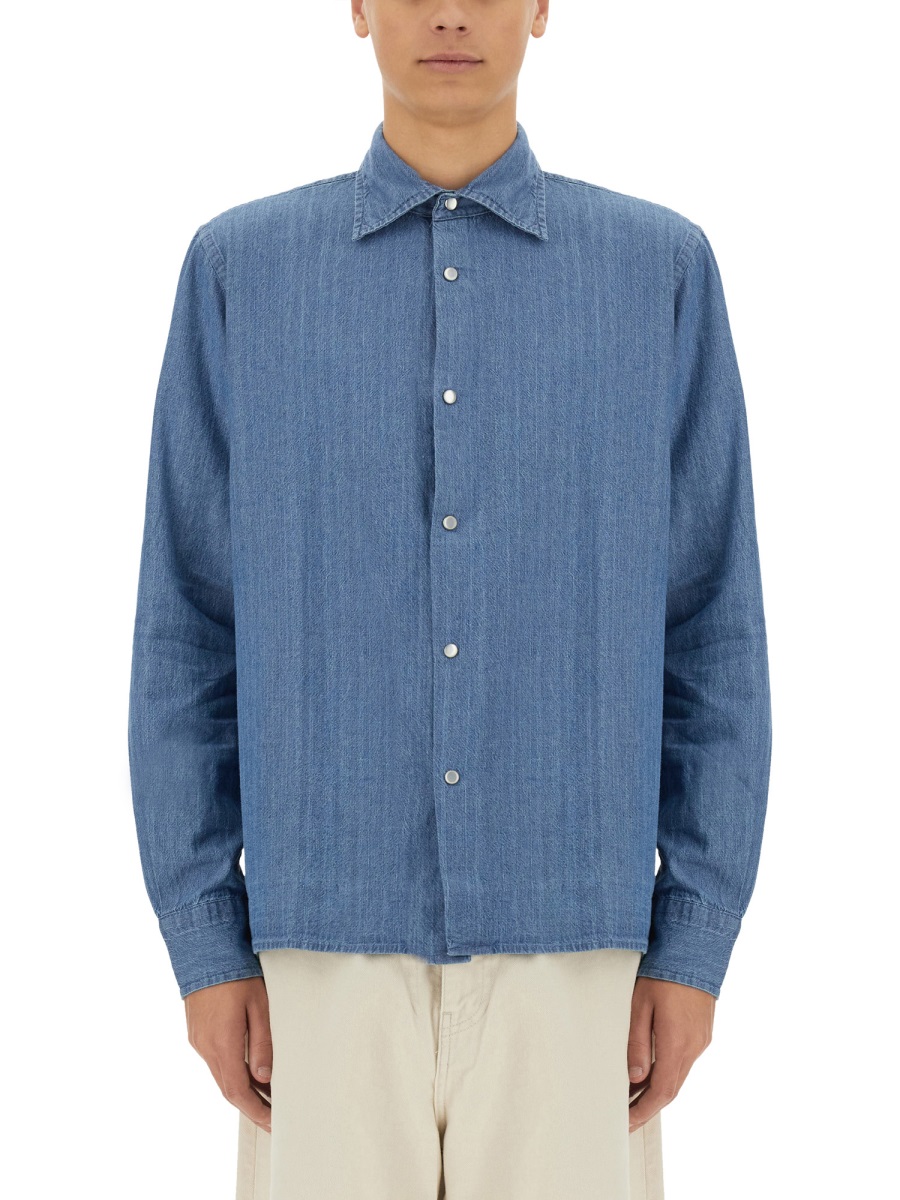 DENIM "WEST" SHIRT CE69V06201998 (ASPESI / シャツ・ブラウス ) | ASPESI (アスペジ)