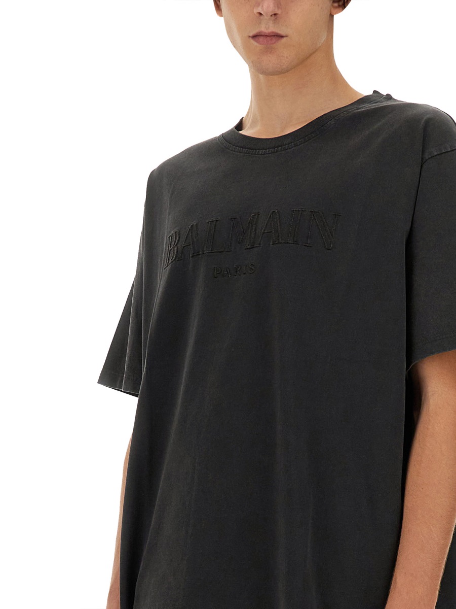 T-SHIRT WITH LOGO DH1EG010BC72YGD (Balmain / Tシャツ・カットソー ) | Balmain (バルマン)(3)