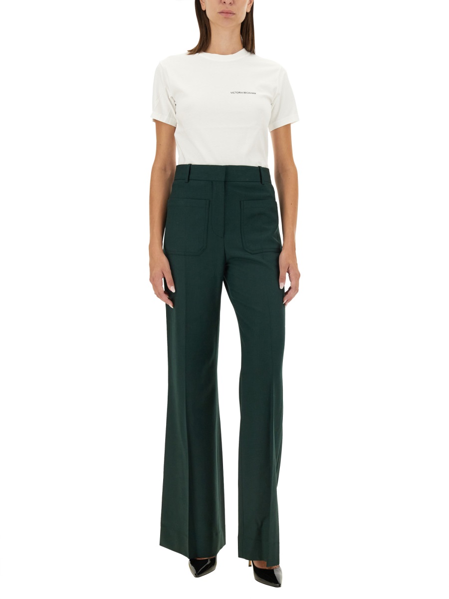 T-SHIRT WITH LOGO 1424JTS005890AWHITE (VICTORIA BECKHAM / Tシャツ・カットソー ) | VICTORIA BECKHAM (ヴィクトリア ベッカム)(1)