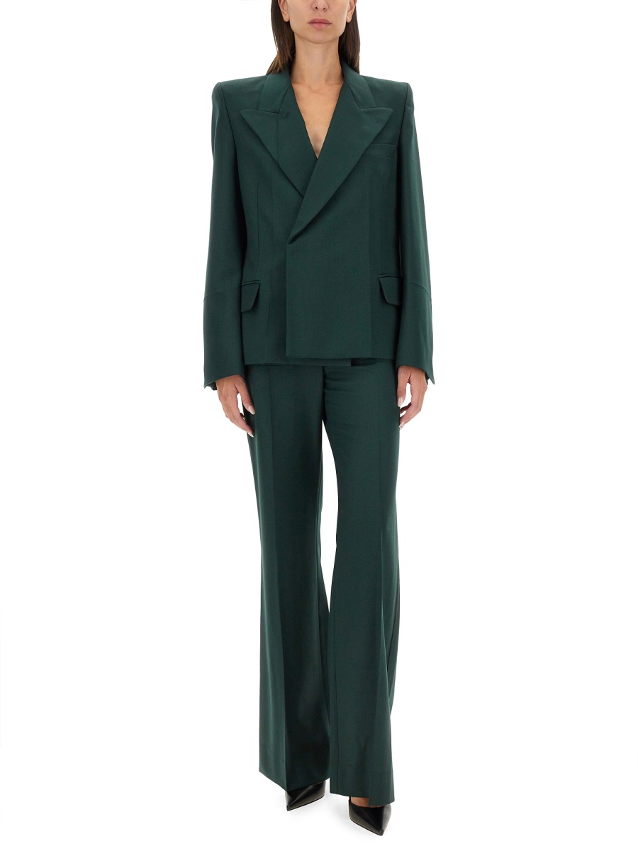 JACKET WITH POINTED SHOULDERS 1424WJK005796BSEAWEED (VICTORIA BECKHAM / ブレザー・ジャケット ) | VICTORIA BECKHAM (ヴィクトリア ベッカム)(1)