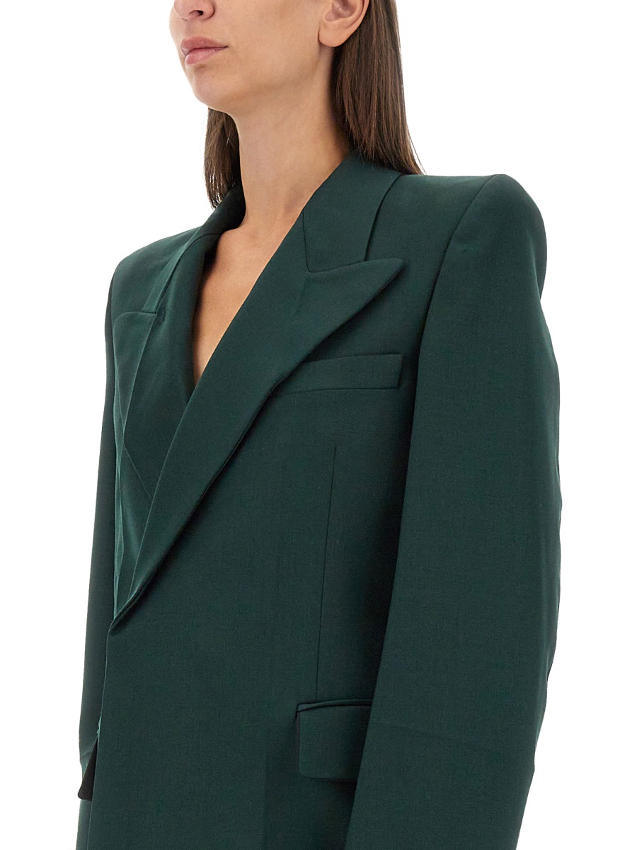 JACKET WITH POINTED SHOULDERS 1424WJK005796BSEAWEED (VICTORIA BECKHAM / ブレザー・ジャケット ) | VICTORIA BECKHAM (ヴィクトリア ベッカム)(3)