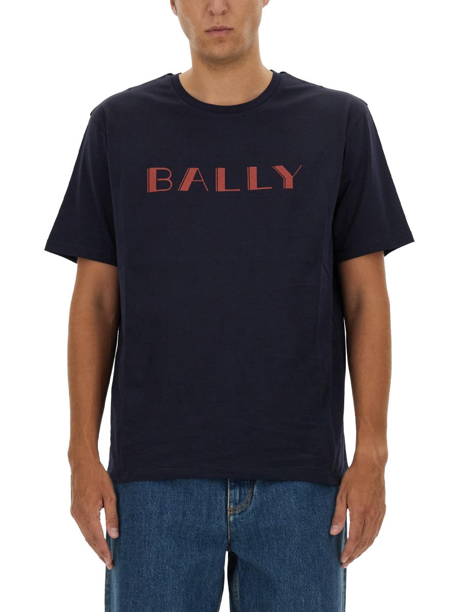 T-SHIRT WITH LOGO MJE079CO018U546 (BALLY / Tシャツ・カットソー ) | BALLY (バリー)