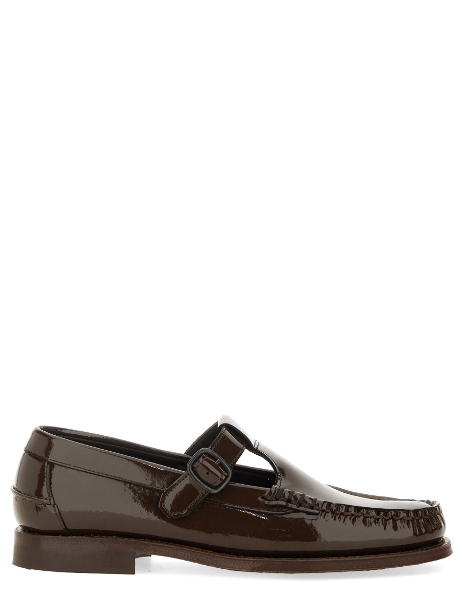 MOCCASIN T-BAR "ALBER" ALGLWFA240023DARKBROWN (HEREU / ローファー ) | HEREU (へリュー)