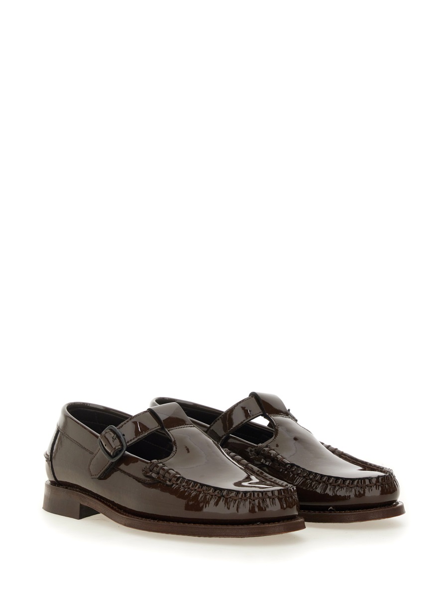MOCCASIN T-BAR "ALBER" ALGLWFA240023DARKBROWN (HEREU / ローファー ) | HEREU (へリュー)(1)