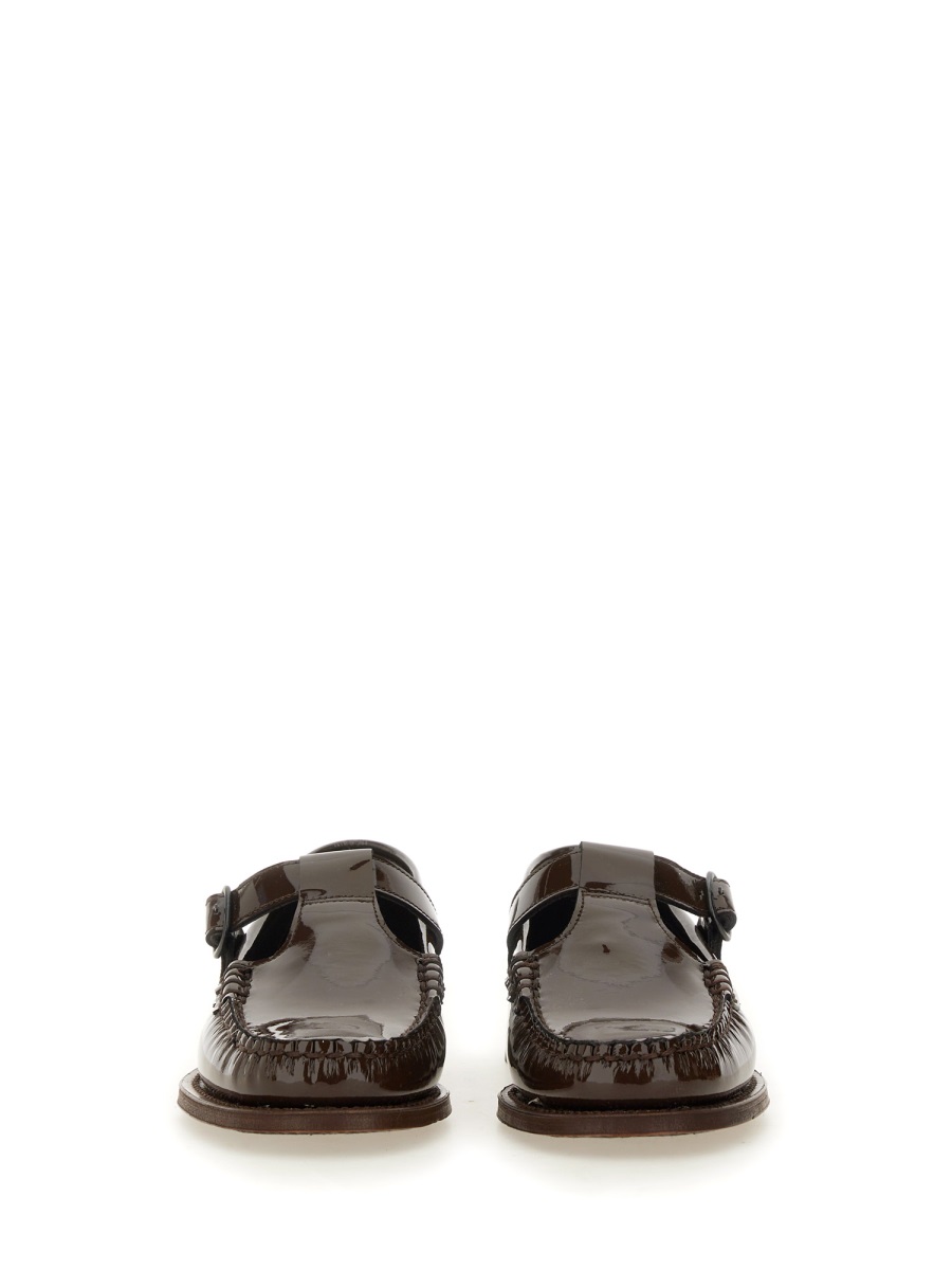 MOCCASIN T-BAR "ALBER" ALGLWFA240023DARKBROWN (HEREU / ローファー ) | HEREU (へリュー)(3)