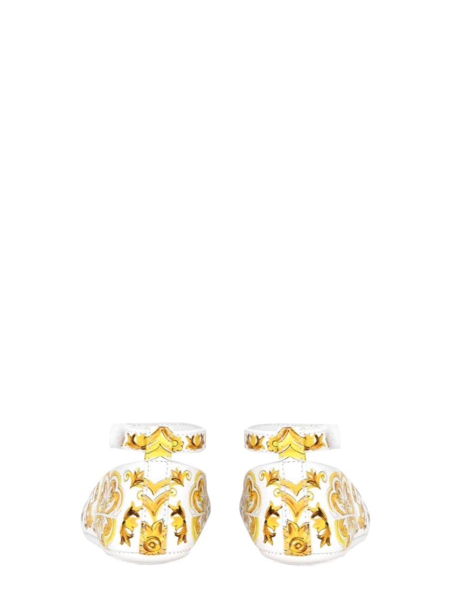 ball. with tassel strap stam azulejos yellow DK0065BAC513HG3OB (Dolce & Gabbana / フラットシューズ ) | Dolce & Gabbana (ドルチェガッバーナ)(2)