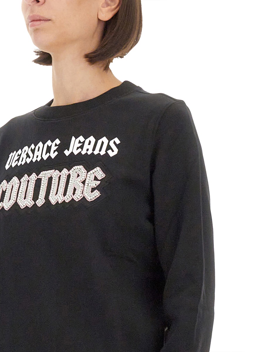 SWEATSHIRT WITH LOGO 77HAIC02CF00C899 (VERSACE JEANS COUTURE / スウェット・フーディー ) | VERSACE JEANS COUTURE (ヴェルサーチェ ジーンズ クチュール)(2)