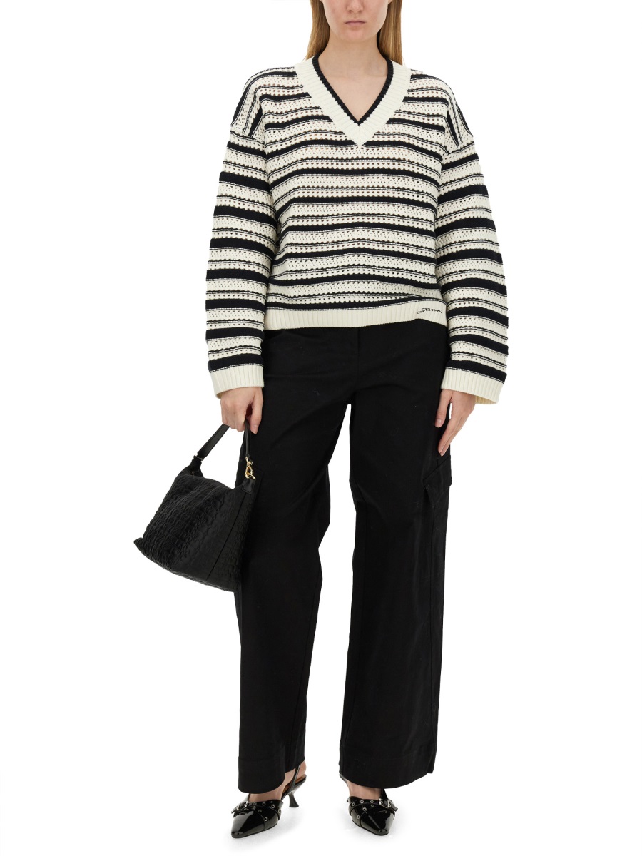 HERRINGBONE PANTS F9612099 (GANNI / パンツ ) | GANNI (ガニー)(1)