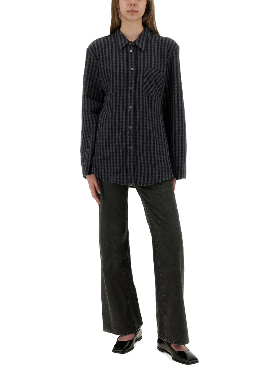 "DAISY" SHIRT W4242DPPRINCIPALCHECKRURANWOOL (OUR LEGACY / シャツ・ブラウス ) | OUR LEGACY (アワーレガシー)(1)