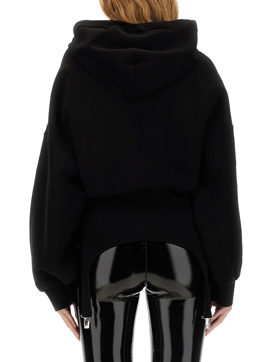 SWEATSHIRT WITH SUSPENDERS W01FMSHO268NE01BK01BLACK (FIORUCCI / スウェット・フーディー ) | FIORUCCI (フィオルッチ)(2)