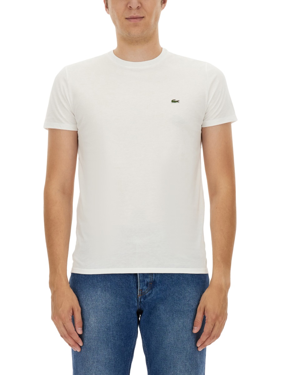 T-SHIRT WITH LOGO TH6709001 (LACOSTE / Tシャツ・カットソー ) | LACOSTE (ラコステ)