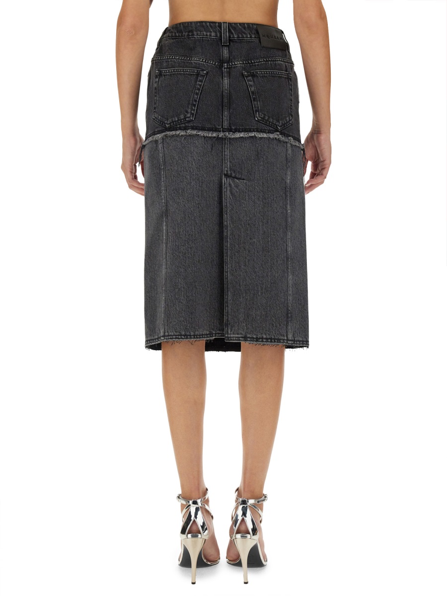 TWO-TONE DENIM SKIRT 802093QMACX1307 (Alexander McQUEEN / スカート ) | Alexander McQUEEN (アレキサンダー・マックイーン)(2)