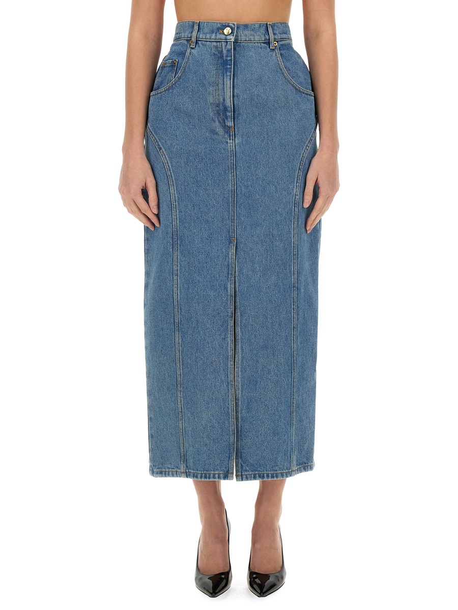 LONG DENIM SKIRT 24ADJU026CO1072U4690 (NINA RICCI / スカート ) | NINA RICCI (ニナ リッチ)