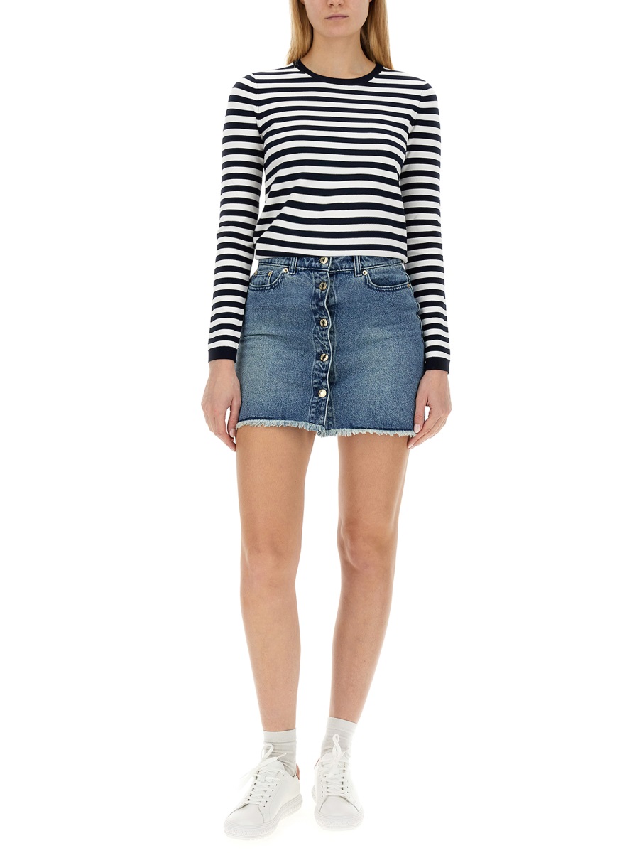 STRIPED SHIRT MR460RZBTK482MDNTBLWHT (MICHAEL MICHAEL KORS / ニット・セーター・カーディガン ) |  MICHAEL MICHAEL KORS (マイケル・マイケル・コース)(1)