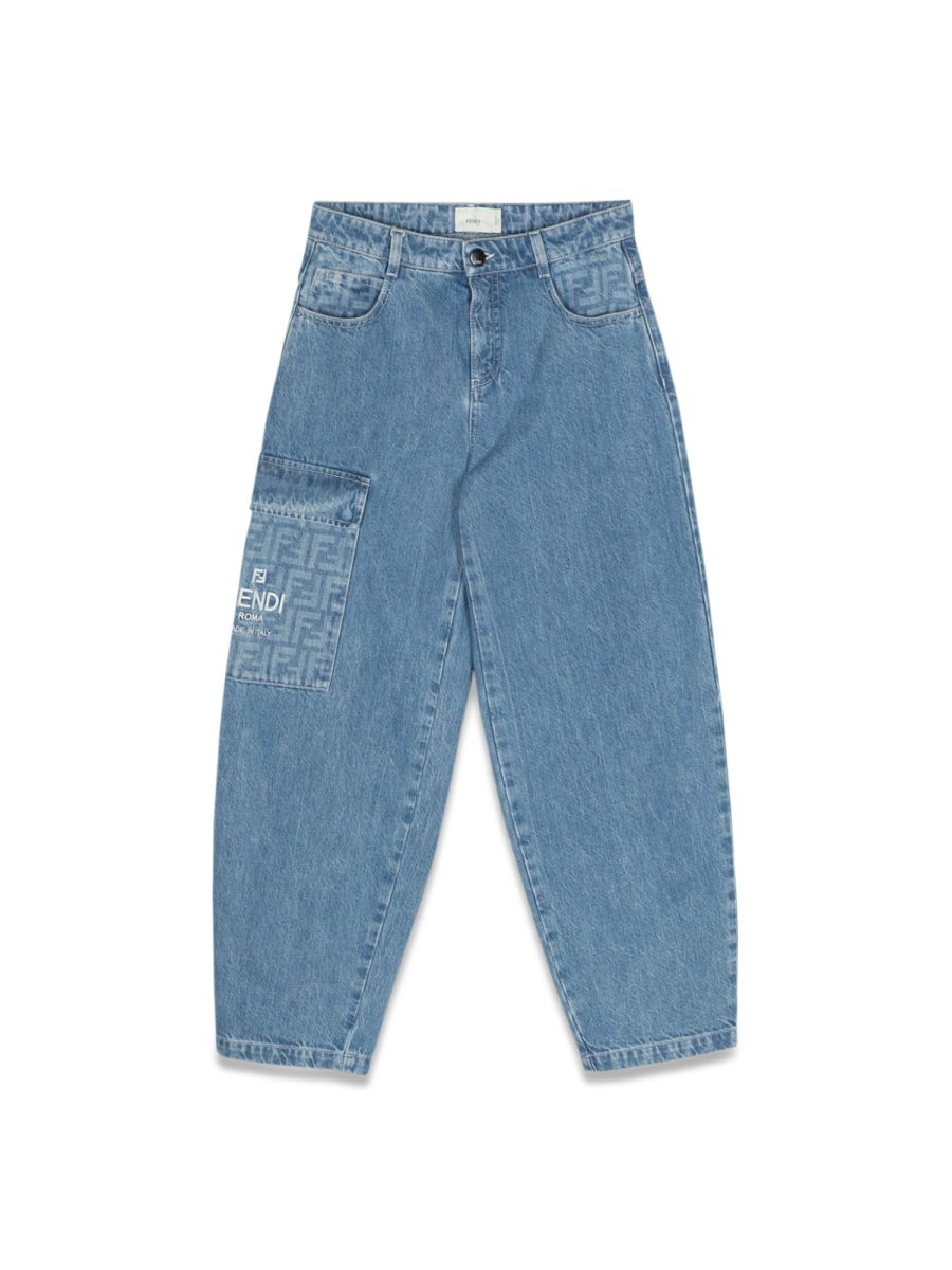 washed denim pants JUF099KAMHXF0QG0 (FENDI / ジーンズ ) | FENDI (フェンディ)
