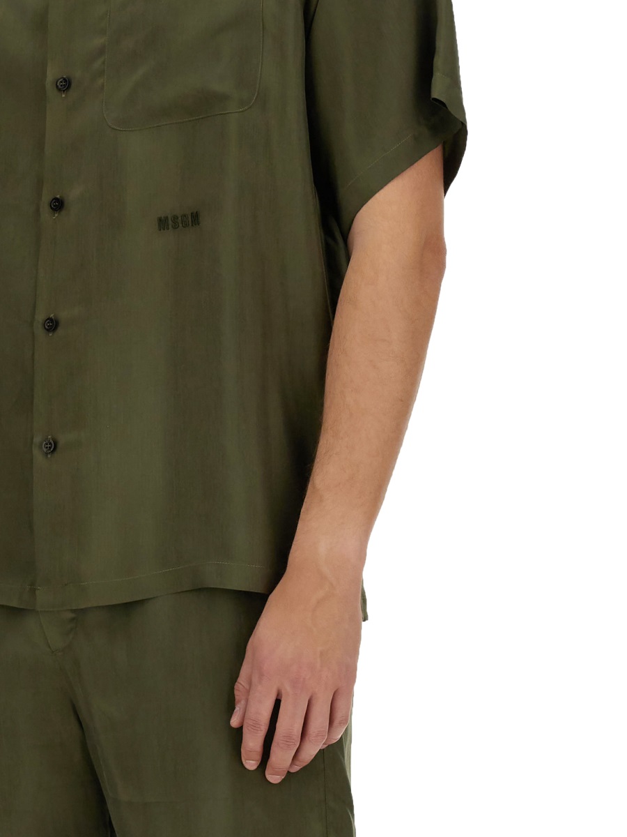 SHIRT WITH LOGO 3640ME08X24701537 (MSGM / シャツ・ブラウス ) | MSGM (エムエスジーエム)(3)