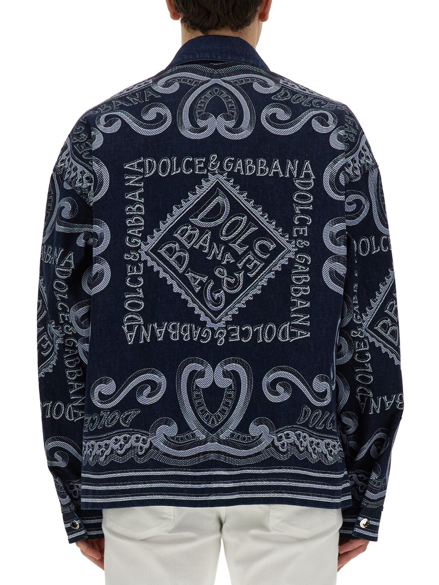 NAVY PRINT CARDIGAN G9AUMDG8KM5S9001 (Dolce & Gabbana / カジュアルジャケット ) | Dolce & Gabbana (ドルチェガッバーナ)(2)
