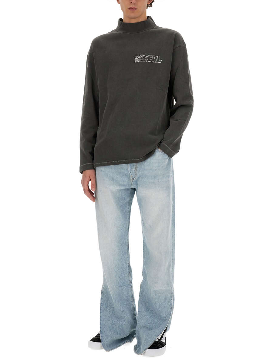 T-SHIRT WITH PRINT ERL08T010BLACK (ERL / Tシャツ・カットソー ) | ERL (イーアールエル)(1)